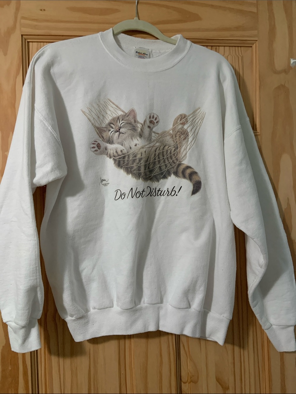 Vintage Cat Graphic Sweatshirt